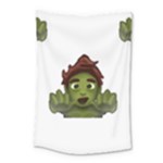 Emoji Zombie Man Small Tapestry