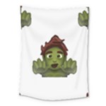 Emoji Zombie Man Medium Tapestry