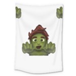 Emoji Zombie Man Large Tapestry