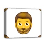 Emoji Bearded Man Deluxe Canvas 14  x 11  (Stretched)