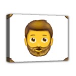 Emoji Bearded Man Deluxe Canvas 16  x 12  (Stretched) 