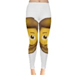 Emoji Bearded Man Leggings 