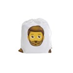 Emoji Bearded Man Drawstring Pouch (Small)