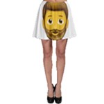 Emoji Bearded Man Skater Skirt