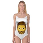 Emoji Bearded Man Camisole Leotard 