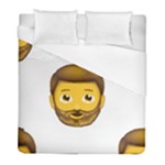 Emoji Bearded Man Duvet Cover (Full/ Double Size)