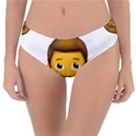 Emoji Bearded Man Reversible Classic Bikini Bottoms