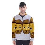 Emoji Bearded Man Wind Breaker (Men)