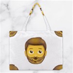 Emoji Bearded Man Medium Tote Bag