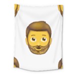 Emoji Bearded Man Medium Tapestry