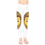 Emoji Bearded Man Kids  Legging