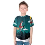 Halloween Witch Befana Kids  Cotton Tee