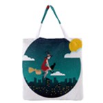 Halloween Witch Befana Grocery Tote Bag