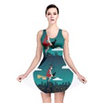 Halloween Witch Befana Reversible Skater Dress