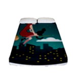 Halloween Witch Befana Fitted Sheet (Full/ Double Size)