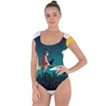 Halloween Witch Befana Short Sleeve Leotard 