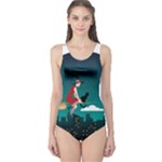 Halloween Witch Befana One Piece Swimsuit