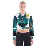 Halloween Witch Befana Cropped Sweatshirt