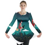 Halloween Witch Befana Long Sleeve Tunic 