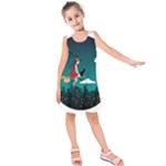 Halloween Witch Befana Kids  Sleeveless Dress