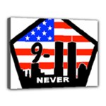 911 Never Forget Canvas 16  x 12  (Stretched)