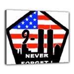 911 Never Forget Canvas 20  x 16  (Stretched)