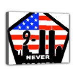 911 Never Forget Deluxe Canvas 20  x 16  (Stretched)