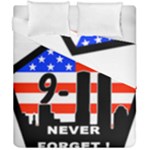 911 Never Forget Duvet Cover Double Side (California King Size)