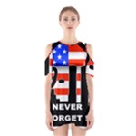 911 Never Forget Shoulder Cutout One Piece