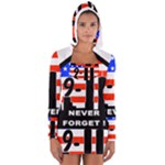 911 Never Forget Long Sleeve Hooded T-shirt