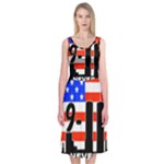 911 Never Forget Midi Sleeveless Dress