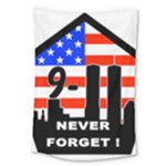 911 Never Forget Large Tapestry