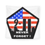 911 Never Forget Square Tapestry (Small)