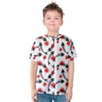 Halloween Skeleton Fish Kids  Cotton Tee