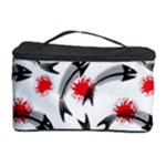 Halloween Skeleton Fish Cosmetic Storage Case