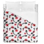 Halloween Skeleton Fish Duvet Cover (Queen Size)