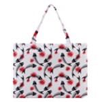 Halloween Skeleton Fish Medium Tote Bag