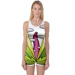  Venus Flytrap Monster One Piece Boyleg Swimsuit