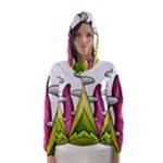  Venus Flytrap Monster Hooded Wind Breaker (Women)