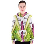  Venus Flytrap Monster Women s Zipper Hoodie