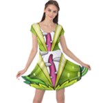  Venus Flytrap Monster Cap Sleeve Dress