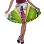  Venus Flytrap Monster A-line Skater Skirt