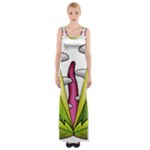  Venus Flytrap Monster Maxi Thigh Split Dress