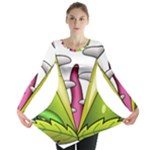  Venus Flytrap Monster Long Sleeve Tunic 