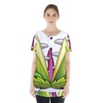  Venus Flytrap Monster Skirt Hem Sports Top