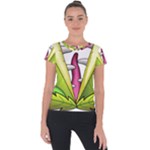  Venus Flytrap Monster Short Sleeve Sports Top 