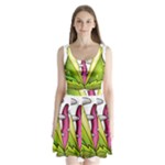  Venus Flytrap Monster Split Back Mini Dress 