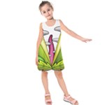  Venus Flytrap Monster Kids  Sleeveless Dress