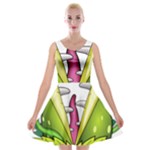  Venus Flytrap Monster Velvet Skater Dress