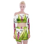  Venus Flytrap Monster Off Shoulder Top with Skirt Set